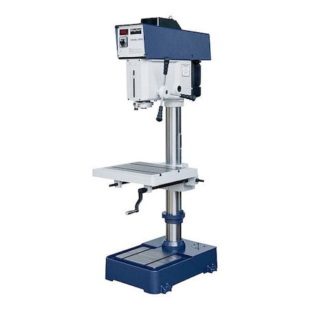 Dayton Floor Drill Press, Belt Drive, 230/460V AC V, 20 in Swing, Variable Speed 880GK5