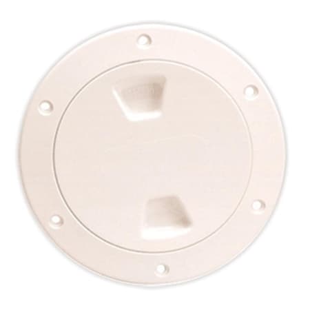 Superjock Smooth Center Screw Out Deck Plate, Beige SU263139