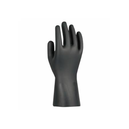 Showa N-DEX 9700 Series Disposable Nitrile Gloves, Powder Free, 6 mil, Small, Black 845-9700PFS