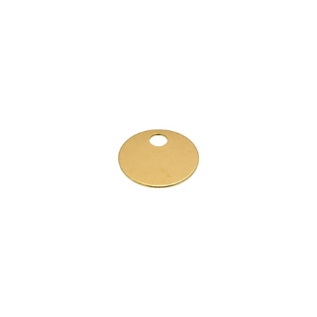Lucky Line Key Tags Brass, 100PK 26012
