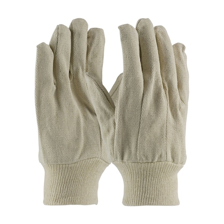 Pip Economy Grade Cotton/Polyester Canvas Single Palm Glove, Knit Wrist, 12PK 90-910I