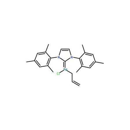 Ak Scientific Allylchloro[1, 3-bis(2, 4, 6-trimethylphenyl)imidazol-2-ylidene]palladium(II) (100mg), CAS 478980-04-0 8353AJ-100mg