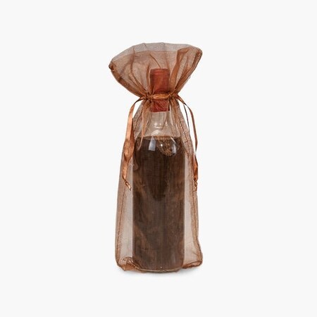 Nashville Wraps Copper Sheer Organza Wine Bags, 6.5x15, 10PK B61541