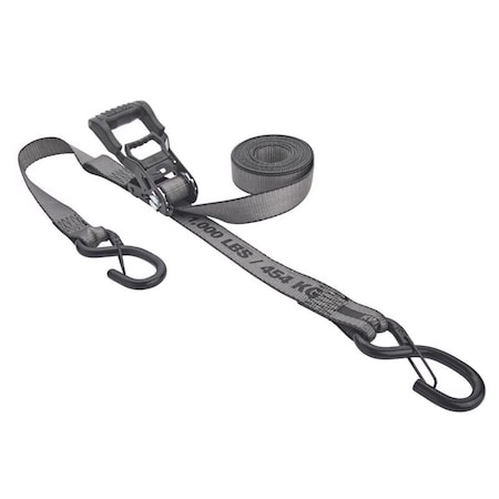 Keeper KwikFeed 1.25 in. W X 16 ft. L Gray Ratchet Tie Down 1000 lb 2 pk 43571