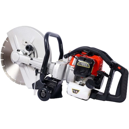 Edendirect 52cc 2-Stroke Gas-Powered Concrete Cut Off Saw, Gasoline Grinder with Blade, EPA Approved ED-W465P205391