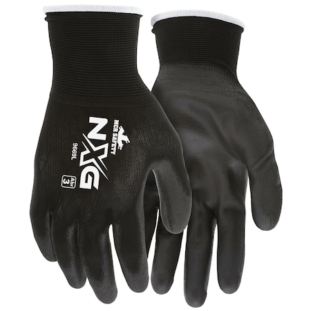 Mcr Safety 9669 DIPPED GENERAL PURPOSE GLOVES, WING THUMB STYLE, M, POLYURETHANE PALM, 13 GA 9669M