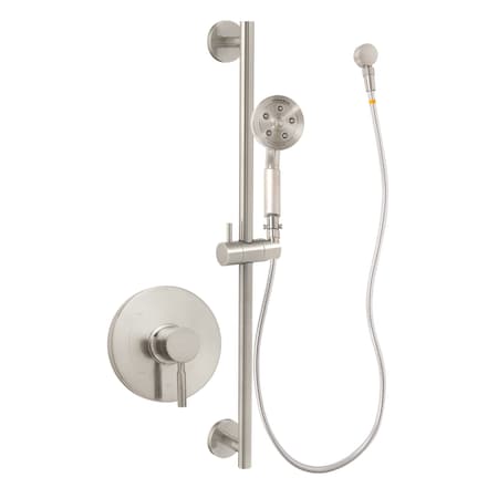 Speakman Neo Trim & Slide Bar Hand Shower Combination, Less Valve, ADA, Brushed Nickel SLV-1041-BN