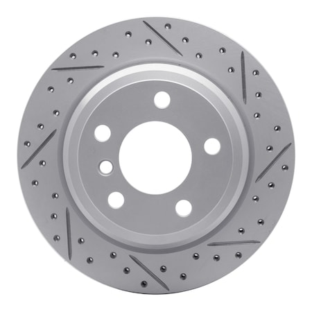 Dynamic Friction Co DFC Geoperformance Rotor - Drilled and Slotted 830-31117R