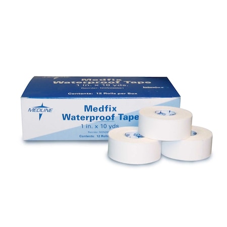 Medline Curad Waterproof Tape 1"x10 Yards, 144PK NON260501