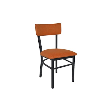 Bfm Seating Bristol Chair - Grade 4 Upholstered Seat & Back - Steel Frame - Sand Black Finish 4301CSTT017-SB