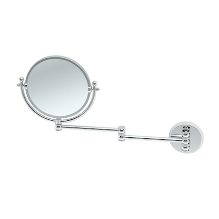 Gatco Wall Mounted 7.5" Swing Arm Mirror, Chrome 1411