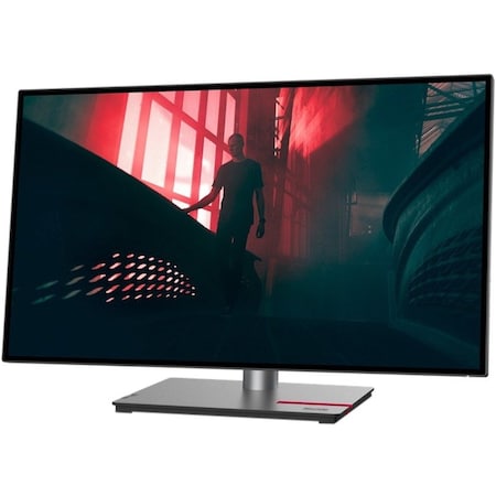 Lenovo P27h-30, 27 inch QHD Docking monitor with IPS, HDR10, LTPS stand with phone slot 63A1GAR1US