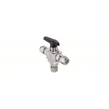 Ham-Let High Performance Ball Valve, 3.4", PTFE H6800SSL3/8IPST