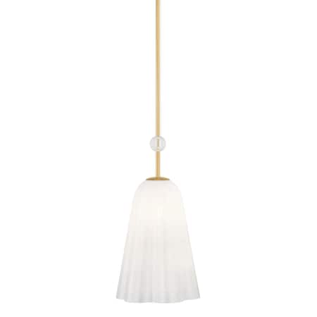 Hudson Valley Lighting Cambria Heights Pendant in Aged Brass 7810-AGB