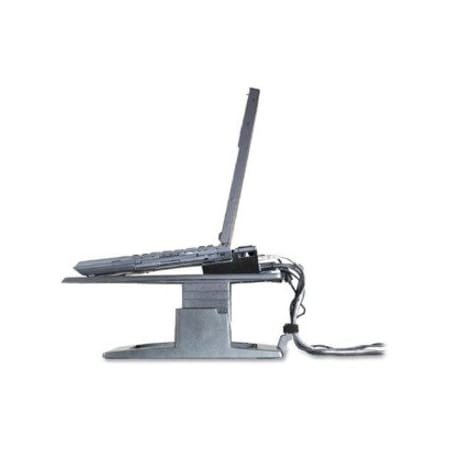 3M Ergonomic Notebook Riser, Black MMMLX500