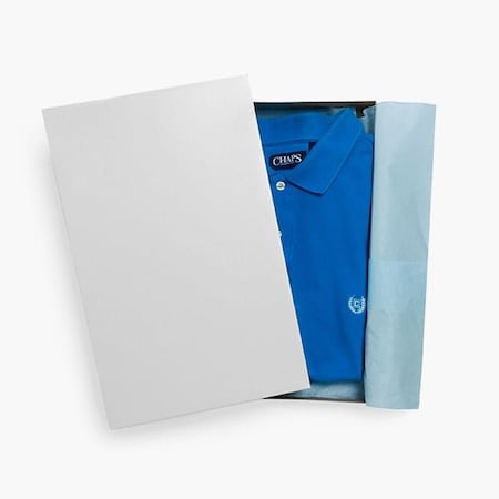 Nashville Wraps White 2 Piece Pop Up Apparel Box, 15x9.5x2, 100PK AB3E