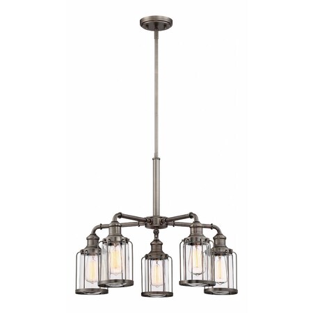 Designers Fountain Anson 5 Light Chandelier 91385-SCB