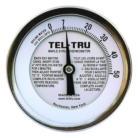 Tel-Tru Dial Thermometer 341A09ERAIKAXAA