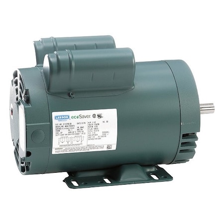 Leeson Capacitor-Start/Run General Purpose Motor, 1 1/2 hp HP, 56HC Frame, 115/230V AC Voltage E113700.00