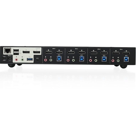 Iogear 4-PORT 4K DUAL DISPLAYPORT KVM TAA Compliant GCS1944