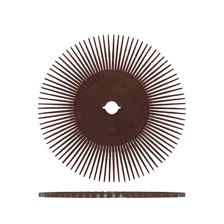 Dedeco SUNBURST 4" TS DISCS BROWN 36 GRIT, 12PK 2435