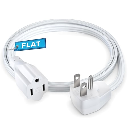 Maximm Heavy Duty 2ft 14AWG AC & Appliance Extension Cord 15A 1875W Grounded 3-Prong ADW-90-31F02-14W0