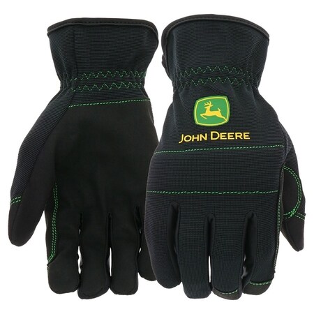 John Deere GLOVE SYN PALM SPNDX BK BLK XL JD86021-XL