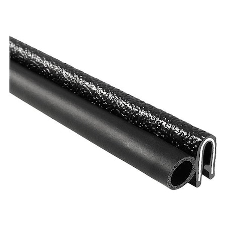Trim Lok Inc Trim Seal, Black, 250 ft L 3100B3X1/8A-250
