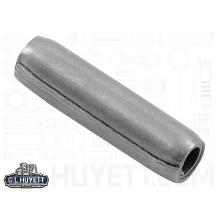 Huyett Coiled Spring Pin, Standard Duty, 420 Stainless Steel, 0.062 in Dia x 0.250 in Length SPCSP-062-0250