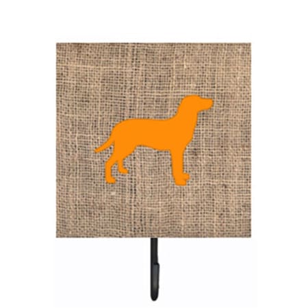 Carolines Treasures Labrador Burlap And Orange Leash Or Key Holder BB1116-BL-OR-SH4