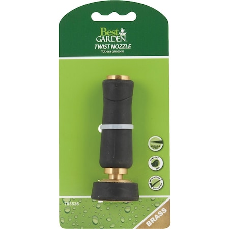 Best Garden Brass Twist Nozzle with Overmold 59054