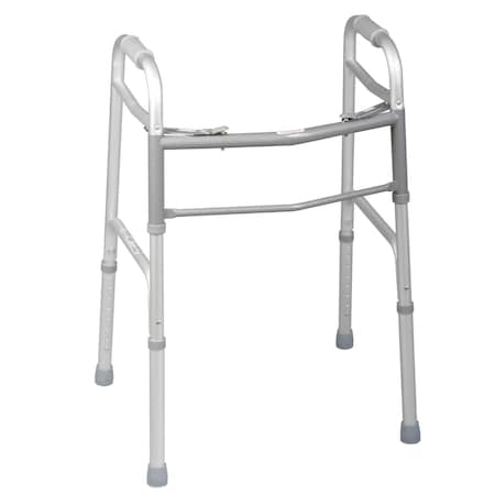 Medline Junior Walker, 2 Button, Folding, 1in Adjustable, 4PK MDS86410J4