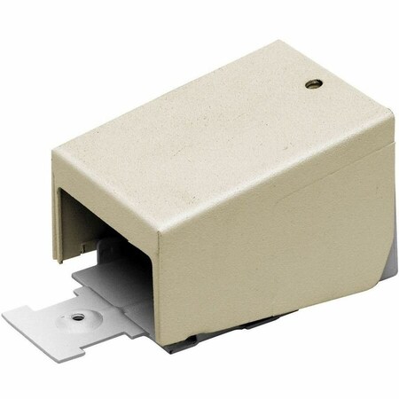 Hubbell Wiring Device-Kellems Metal Raceway, End Fitting, Large Radius, HBL2400 Series, Ivory HBL2410CIV