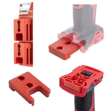 48 Tools Tool Holder, 2.5 in L, 18 V TH-MIL-RED-04