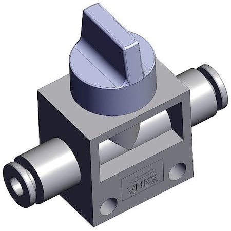 Smc Finger valve, VHK, 41 mm, 47 5/8 mm VHK2A-04F-04F