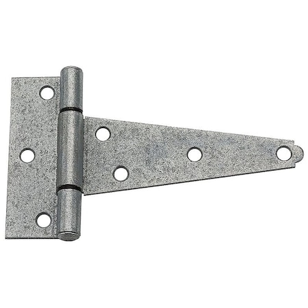 National Hardware T-Hinge, 5 in H Frame Leaf, Steel, Galvanized, 48 lb N129-395