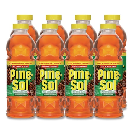 Pine-Sol Cleaner/Disinfectant, 20 oz Bottle, Pine, 8 PK 60149CT