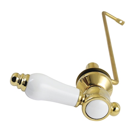 Kingston Brass Side Mount Toilet Tank Lever, Polished Brass KTBPLS2