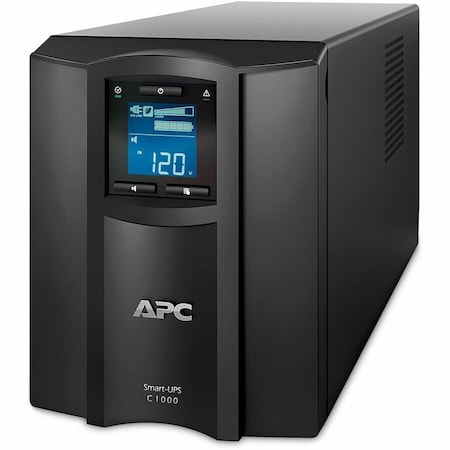 Apc Smart UPS, 1kVA, Line Interactive, Out: 120V AC In: 120V AC SMC1000C
