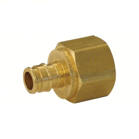 Uponor Straight, Brass, Barbed 1 in, NPT 1 in LF4571010