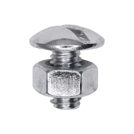 Auveco 1/4in-20 x 1/2in Slotted Truss Head Zinc M/S, 100PK 1313