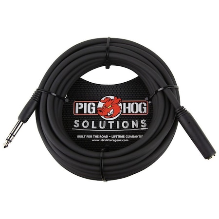 Pig Hog 25-Feet Headphone Extension Cable, 1/4-in PHX14-25