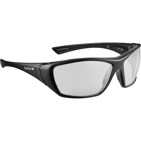 Bolle Safety Hustler Safety Spectacles Pc Clear Plati HUSTLN10U