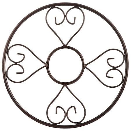 Landscapers Select Hose Hanger, 150 ft Capacity, Steel, Hammertone Brown, Powder-Coated, Wall Mounting HH021