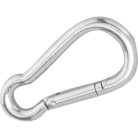 Campbell 1/2'' 450 Lb. Load Capacity Polished Stainless Steel Spring Link All Purpose Snap T7630446