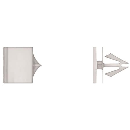 Disco Automotive Hardware White Nylon Rocker Panel Moulding, 4PK 9915PK