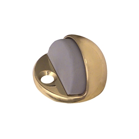 National Hardware V1936 Floor Door Stop Solid Brass Finish N198077