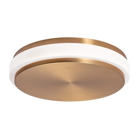 Afx Eris 14in LED Flush Mount, Light Antique EISF14LAJUDLB