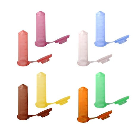 Bio Plas 2 ml G - Tube- Flat Top Microcentrifuge Tube - 500 pk - Rainbow, 500PK 4059
