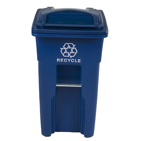 Toter CAN RECYCLE 2 WHEEL BLUE 32GA 79232-R2705